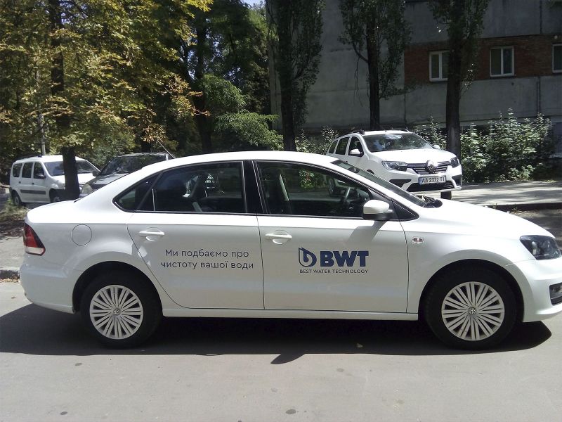 Оклейка авто Volkswagen Polo Sedan 2017 (№837)